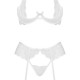Луксозно секси бельо от три части Rose white